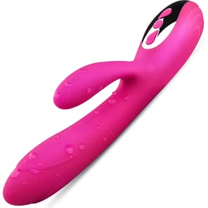 Vibrador Flexible Fucsia con Efecto Calor Estimulador Íntimo Recargable para Placer Femenino