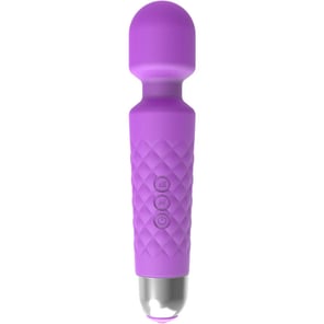 Mini Masajeador Vibrador Violeta Recargable para Relajación y Bienestar Sexual Discreto y Potente