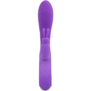 Vibrador Rabbit Bella con Anillo de Extracción Color Violeta Estimulador Dual para Placer Femenino