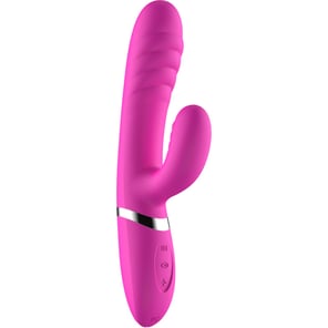 Vibrador y Estimulador Fucsia Adela Potente Masajeador Íntimo para Mujeres