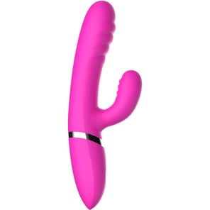 Vibrador y Estimulador Fucsia Adela Potente Masajeador Íntimo para Mujeres
