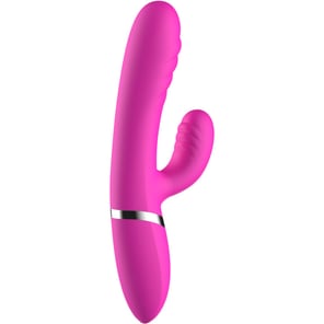 Vibrador y Estimulador Fucsia Adela Potente Masajeador Íntimo para Mujeres