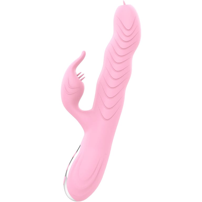 Vibrador Doble Lengua con Efecto Calor Rosa Thrusting Marcia Estimulador Íntimo Recargable
