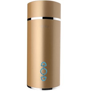 Masturbador Masculino Vibrador Realista de Vagina en Color Dorado Juguete Sexual para Hombres