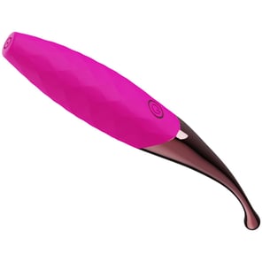 Estimulador Clítoris Multifrecuencia Fucsia Recargable Juguete Sexual para Mujer
