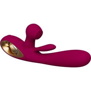 Vibrador Dual Impact Swing Modelo 1 Color Burdeos Estimulador Potente y Silencioso para Placer Femenino