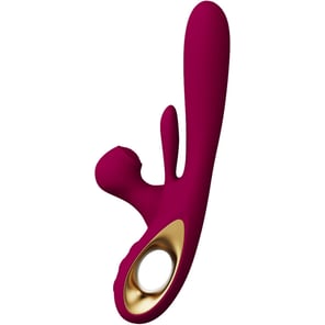 Vibrador Dual Impact Swing Modelo 1 Color Burdeos Estimulador Potente y Silencioso para Placer Femenino