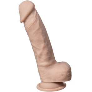 Real Skin Pene Super Realístico Termo Reactivo 23 CM Premium Silexpan Natural