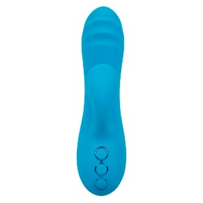 Vibrador y Estimulador Azul Sunset Beach Seducer Recargable con 10 Funciones para Placer Femenino