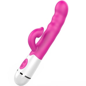 Vibrador Amir Rosa con Lengua Estimuladora, 16 Velocidades, Multifuncional para Mujer