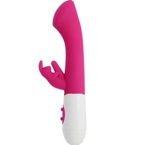 Vibrador Rabbit Rosa 10 Velocidades para Estimulación de Punto G Juguete Sexual para Mujeres