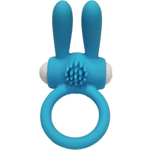 Anillo Vibrador de Silicona Mr Bunny Verde para Parejas Estimulación y Placer Garantizado