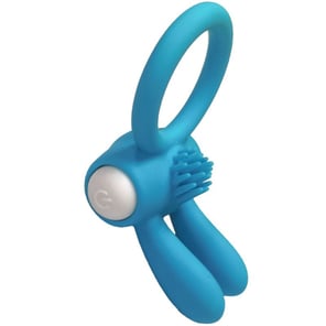 Anillo Vibrador de Silicona Mr Bunny Verde para Parejas Estimulación y Placer Garantizado