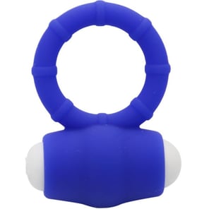Anillo Vibrador de Silicona Azul Power O para Parejas Potente Estimulación y Placer