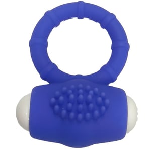 Anillo Vibrador de Silicona Azul Power O para Parejas Potente Estimulación y Placer