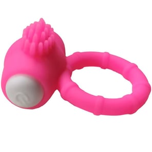 Anillo Vibrador de Silicona Rosa Power O para Parejas Potente Estimulador Íntimo Recargable