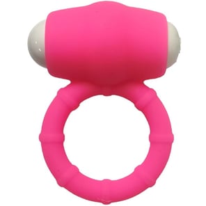 Anillo Vibrador de Silicona Rosa Power O para Parejas Potente Estimulador Íntimo Recargable