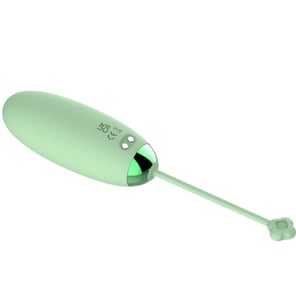 Huevo Vibrador Verde Kitty Fun con Control Remoto 10 Modos de Vibración Discreto y Recargable