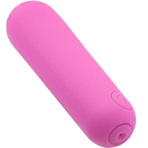 Bala Vibradora de Silicona Rosa 10 Modos de Vibración, 65 x 15mm - Estimulador Erótico Discreto para Adultos