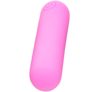 Bala Vibradora de Silicona Rosa 10 Modos de Vibración, 65 x 15mm - Estimulador Erótico Discreto para Adultos