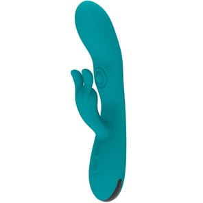 Vibrador Rabbit Dancing Bunny Verde 10 Velocidades Recargable Estimulador Femenino