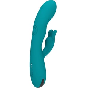 Vibrador Rabbit Dancing Bunny Verde 10 Velocidades Recargable Estimulador Femenino