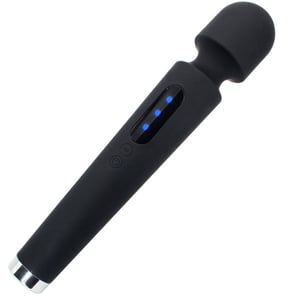 Masajeador y Vibrador X Power Large Negro con 7 Modos de Vibración Potente Estimulador Recargable
