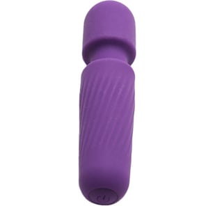 Masajeador y Vibrador Recargable Morado con 10 Modos de Vibración Placer y Relajación para Adultos