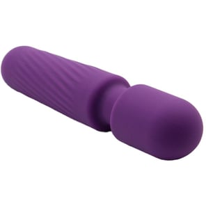 Masajeador y Vibrador Recargable Morado con 10 Modos de Vibración Placer y Relajación para Adultos