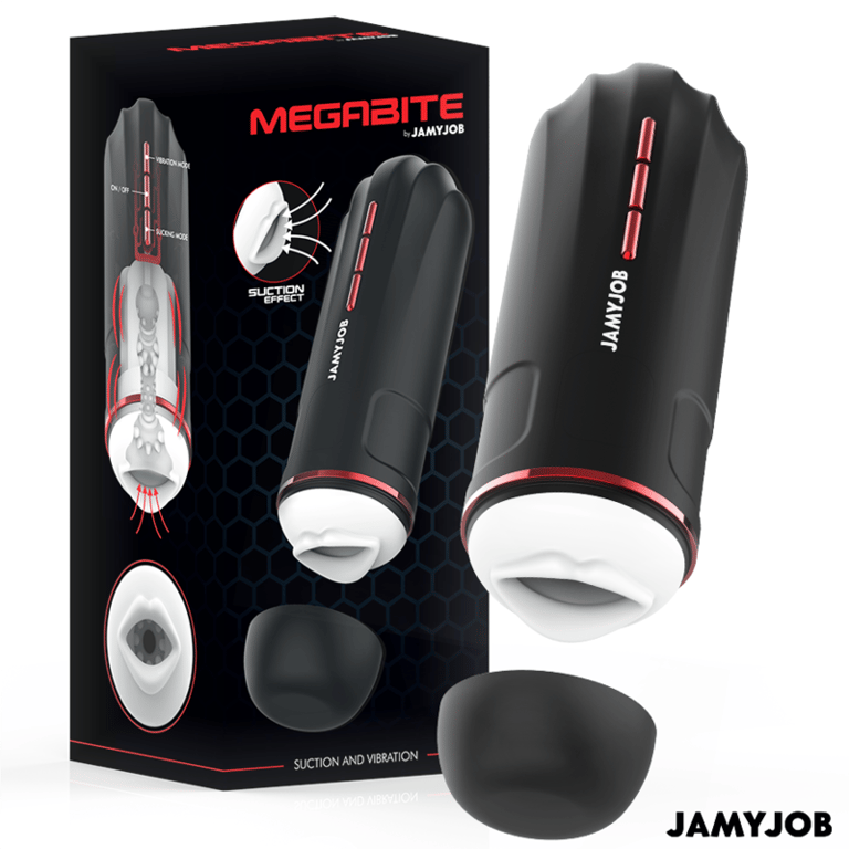 Megabite Masturbador Boca Automtico 5 Modos Ondas Estimuladoras Y Vibración