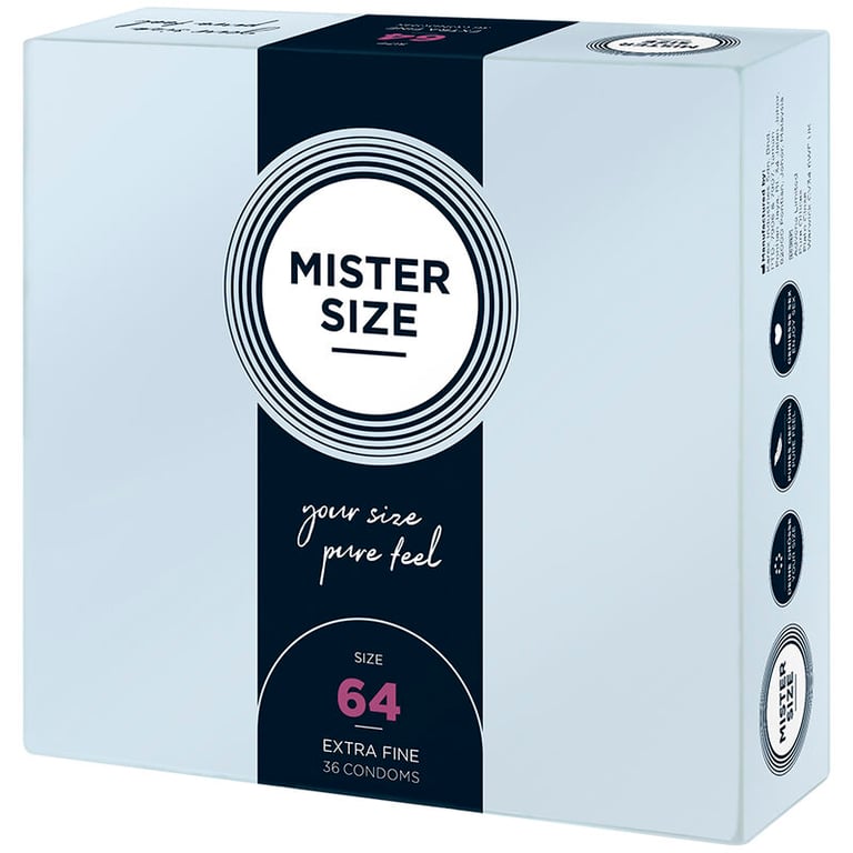 Condoms Size XXL 64 Mm (36 Units)