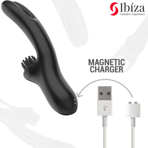 Vibrador Hi-Tech Ibiza Rabbit con Cepillo Clitorial, Multi Celdas y Doble Wave para Estimulación Dual
