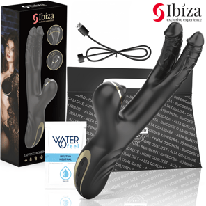 Vibrador Hi-Tech Ibiza Rabbit Potente Clitorial con Doble Motor Two Dragons Estimulador Recargable para Mujer