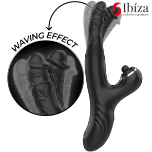 Vibrador Hi-Tech Ibiza Rabbit Potente Clitorial con Doble Motor Two Dragons Estimulador Recargable para Mujer