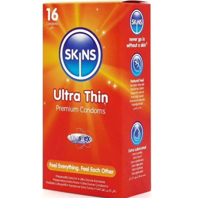 Ultra Thin Premium Condoms Pack 16