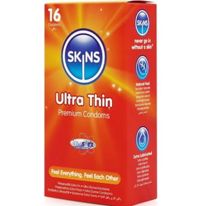 Ultra Thin Premium Condoms Pack 16