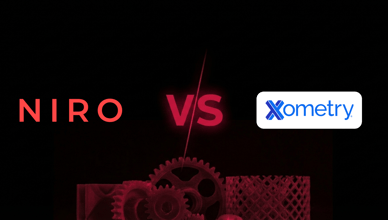Srovnání průmyslových platforem Xometry a Protolabs se specializovaným servisem Niro3D
