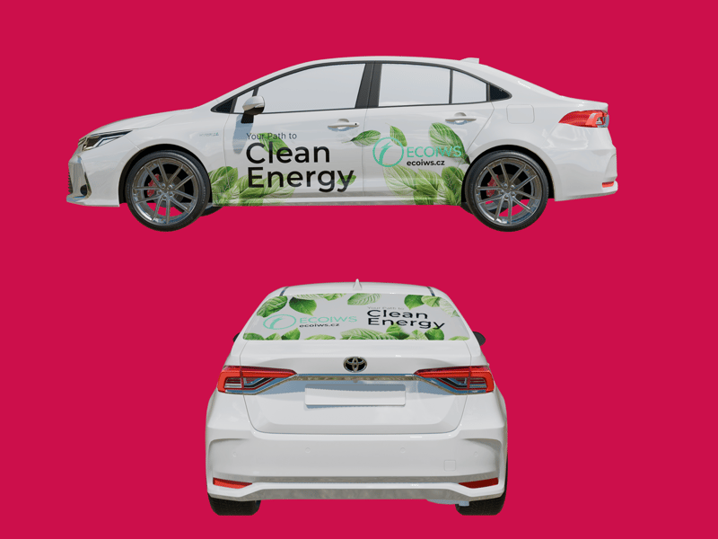 Reklamní auto polepy