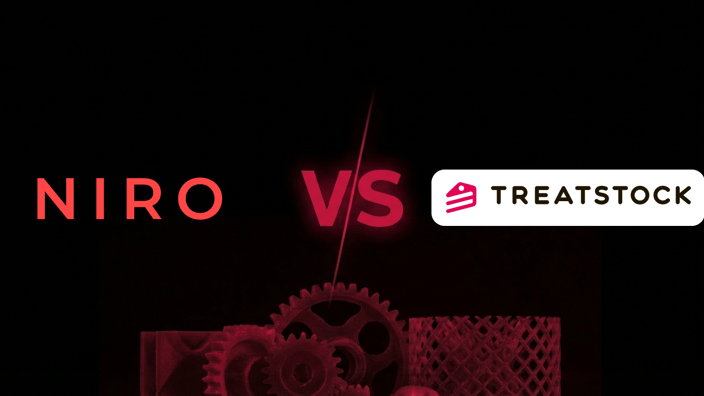 Srovnání 3D tiskových tržišť Treatstock a 3D Hubs s přímým servisem Niro3D