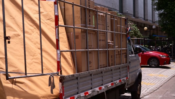 Správné zajištění nákladu v kamionu