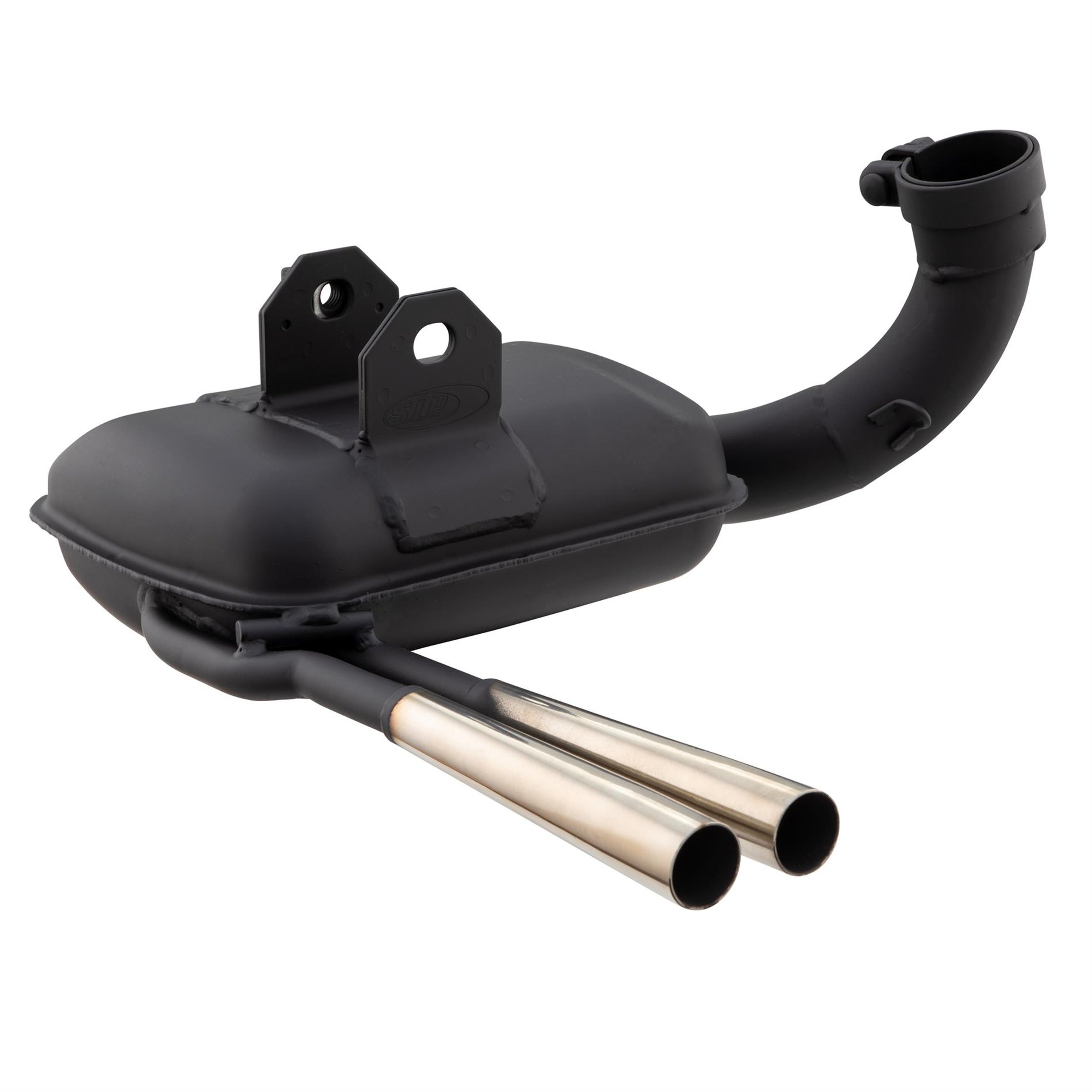 Image of Rennauspuff SIP ROAD 3.0 Sport Optik, Material: Stahl schwarz für Vespa 200 Rally/P200E/PX200 E/Lusso/'98/MY/Cosa 1 200 für Vespa 200 Rally/P200E/PX200 E/Lusso/'98/MY/Cosa 1 200