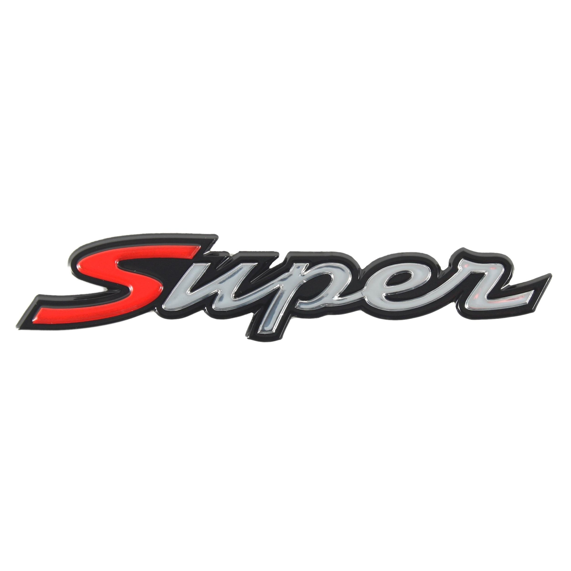 Image of Schriftzug "Super" Heck hinten 655322 - 672498 für Vespa GTS Super 125/300ccm für Vespa GTS Super 125/300ccm