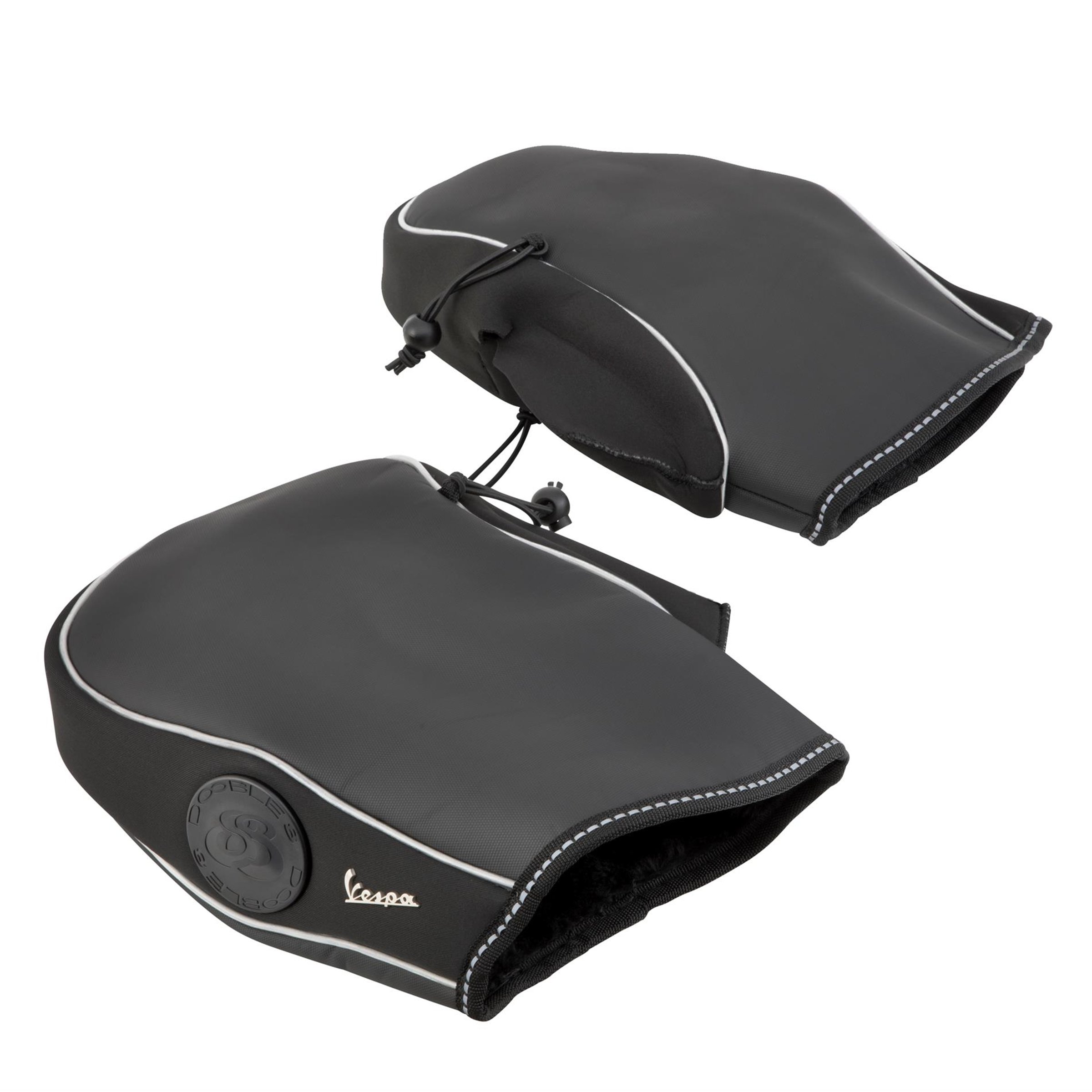 Image of Griff-/Lenkerstulpen PIAGGIO VESPA schwarz für Vespa LX/S/Primavera/Sprint 50-150ccm für Vespa LX/S/Primavera/Sprint 50-150ccm