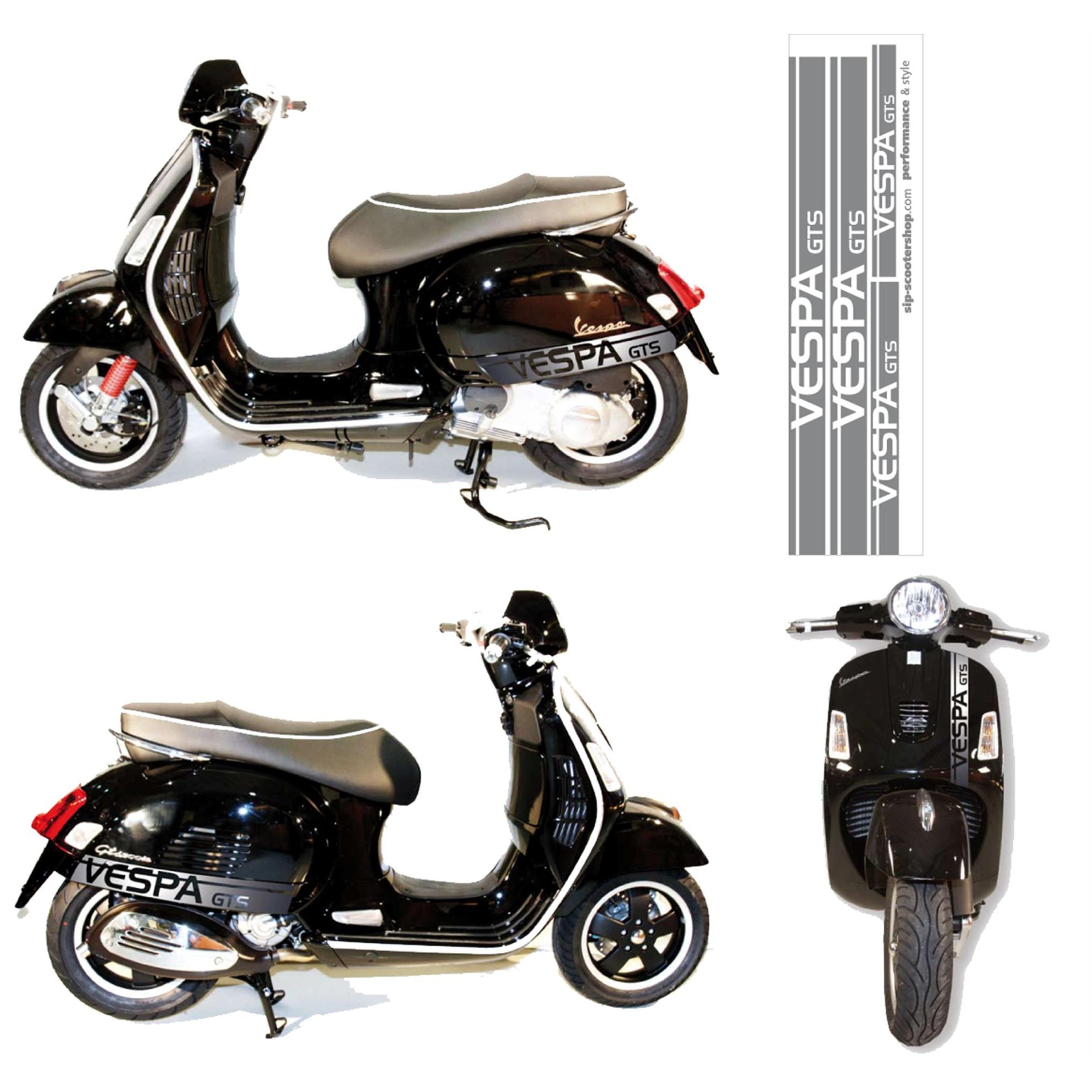 Image of Aufkleberdekorset SIP für Vespa GTS für Vespa GTS