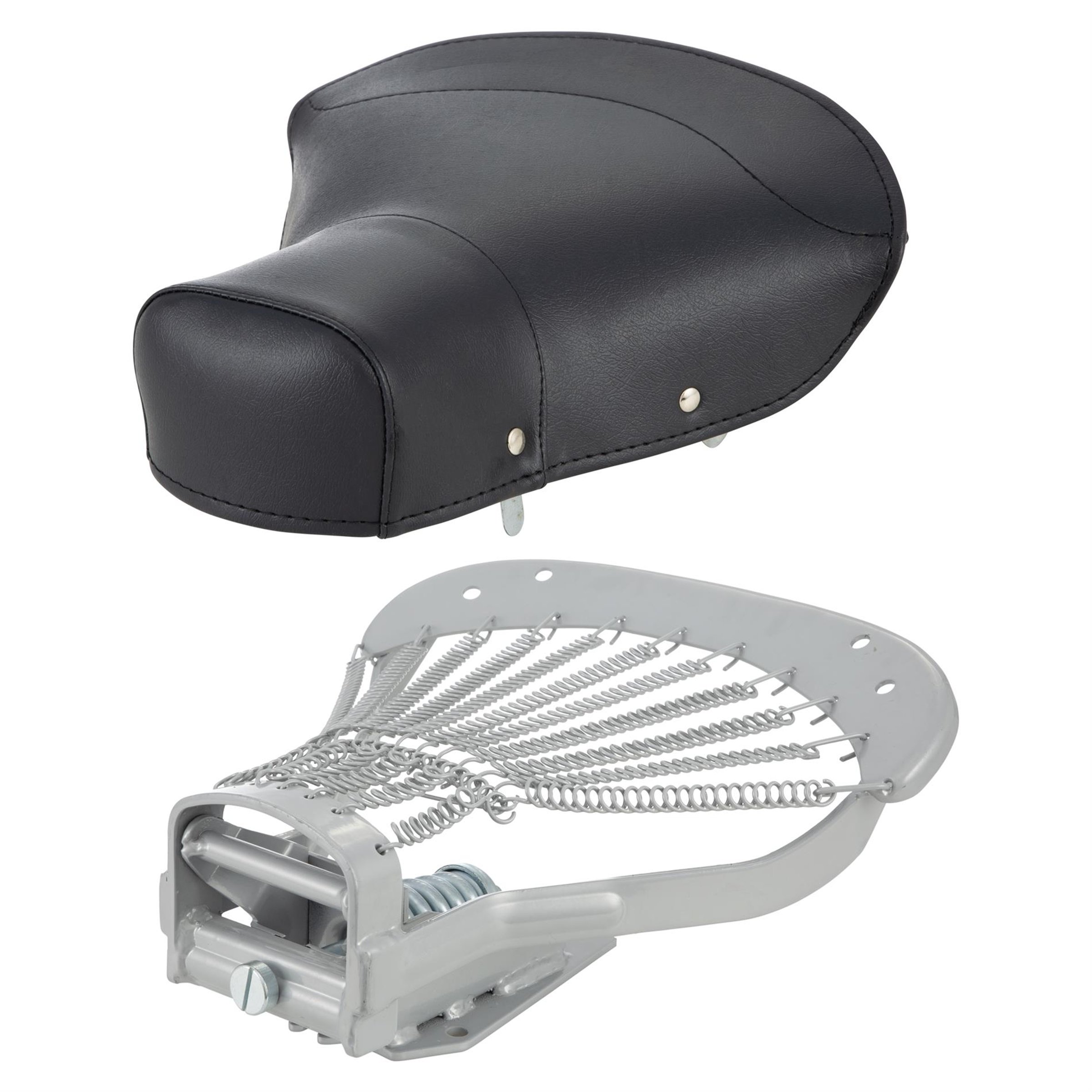 Image of Schwingsattel PASCOLI schwarz hinten für Vespa 125 VNA/VNB/150 VBA/VBB/GL/T4 für Vespa 125 VNA/VNB/150 VBA/VBB/GL/T4