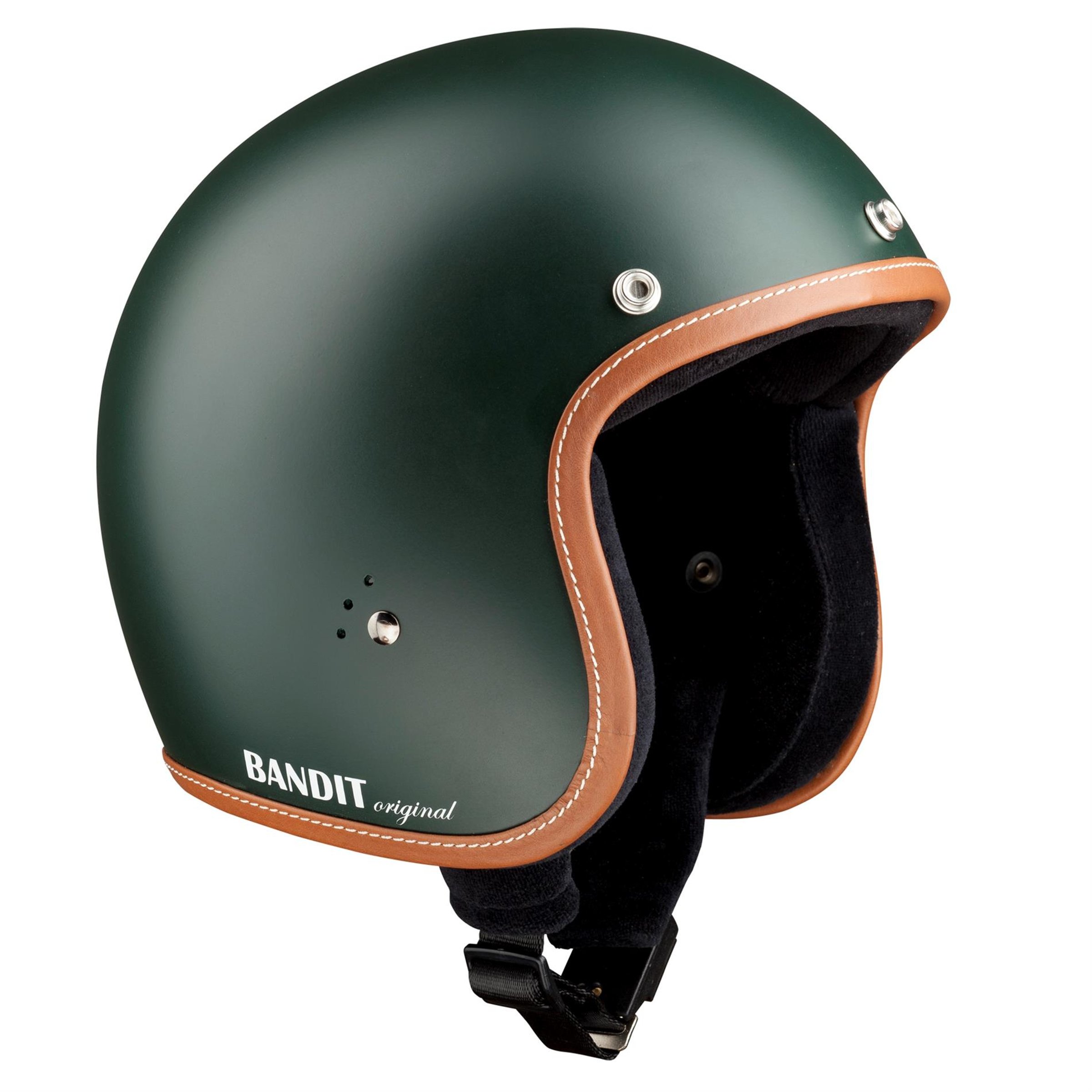 Image of Helm BANDIT PREMIUM, British Racing Green, Gr. M, 57-58cm Jethelm Jethelm