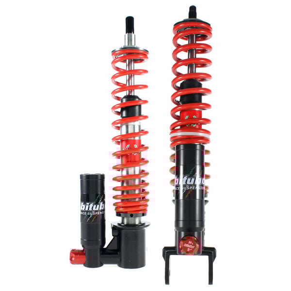 Image of Stoßdämpferkit BITUBO Racing, "YEV/YLV" vorne & hinten für Vespa P80-150X/P200E/PX80-200E/Lusso/T5