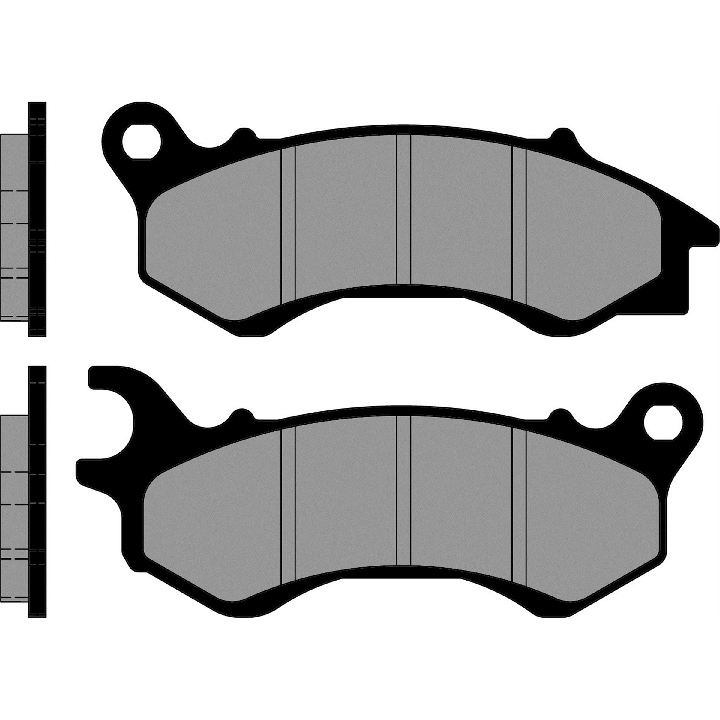 Image of Bremsbeläge POLINI Original S75 174.0130 für HONDA SH Mode/ NSC/ PCX/ VISION für HONDA SH Mode/ NSC/ PCX/ VISION