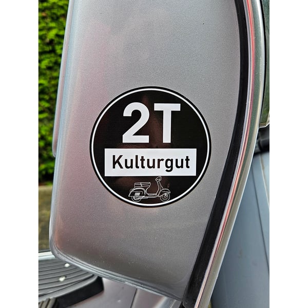 Image of Aufkleber mit Motiv 2T Kulturgut