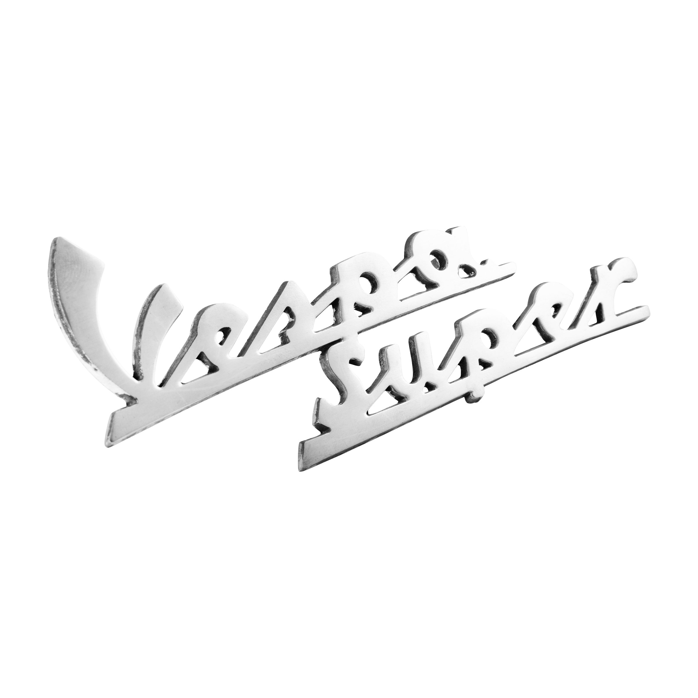 Image of Schriftzug "Vespa Super" Beinschild vorne, links für Vespa 125/150 Super VNC/VBC für Vespa 125/150 Super VNC/VBC